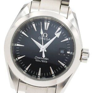 OMEGA Seamaster Aqua Terra 2577.50 Date Black Dial Quartz Ladies Watch_840771